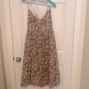 Jcrew floral cotton dress